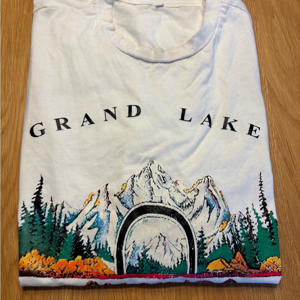 Grand Lake White Graphic Tee